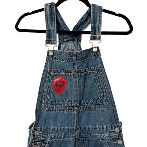 GAP Custom Art Patched Denim Overalls